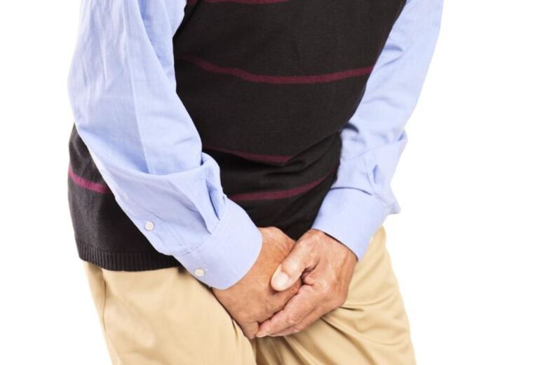 Zeurende pijn in de geslachtsorganen is het belangrijkste symptoom van prostatitis